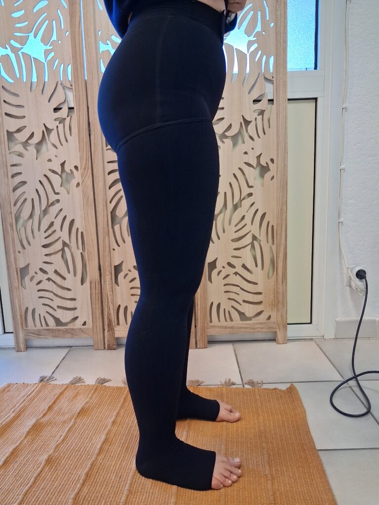 Collants pour lypœdème et lymphœdème 1 collant sur mesure profil