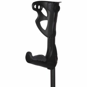 Aides à la mobilité béquille ergonomique noire