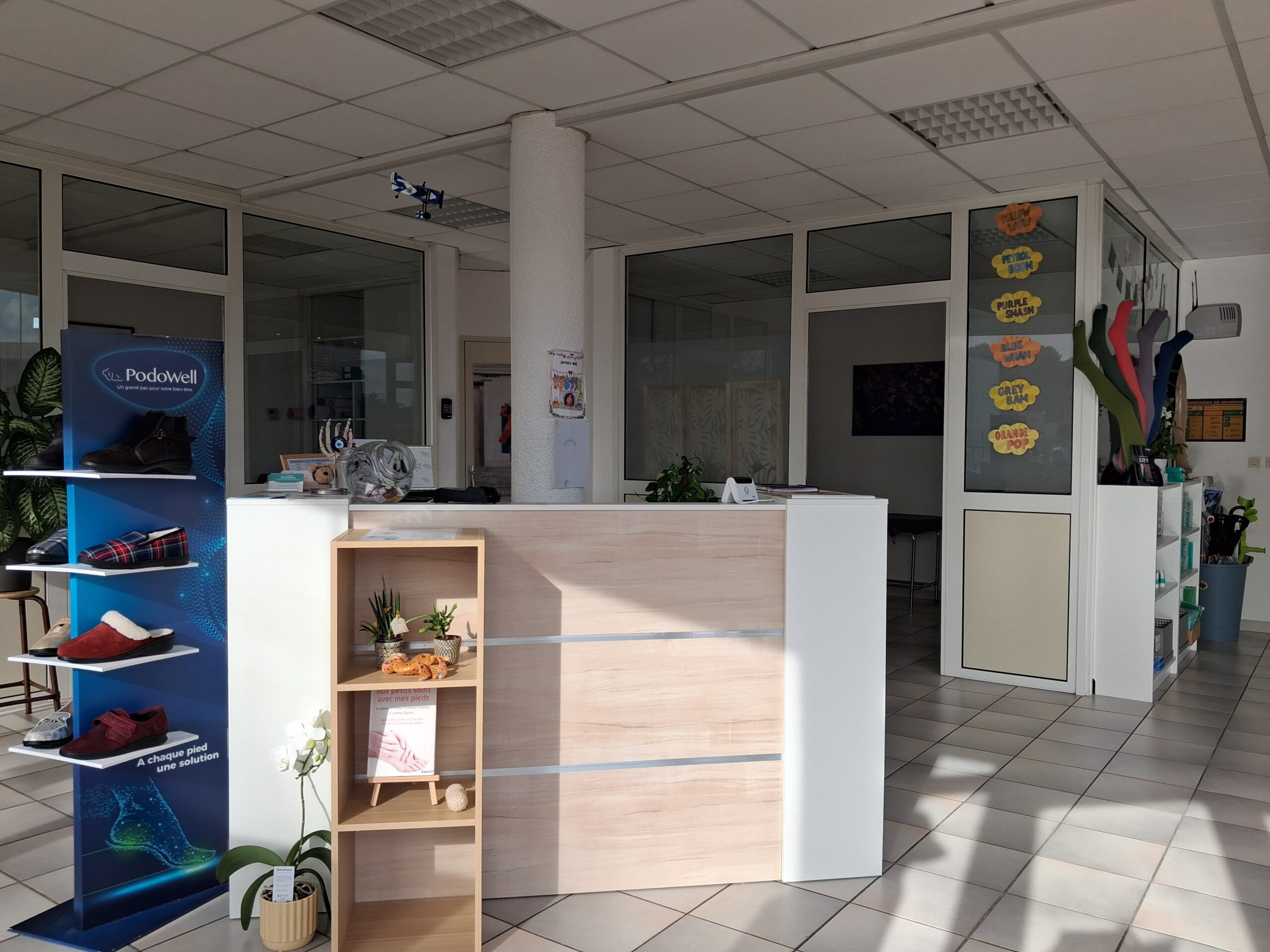 Présentation du cabinet : accueil